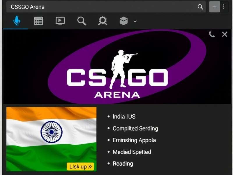 India CSGO Arena Localization Features